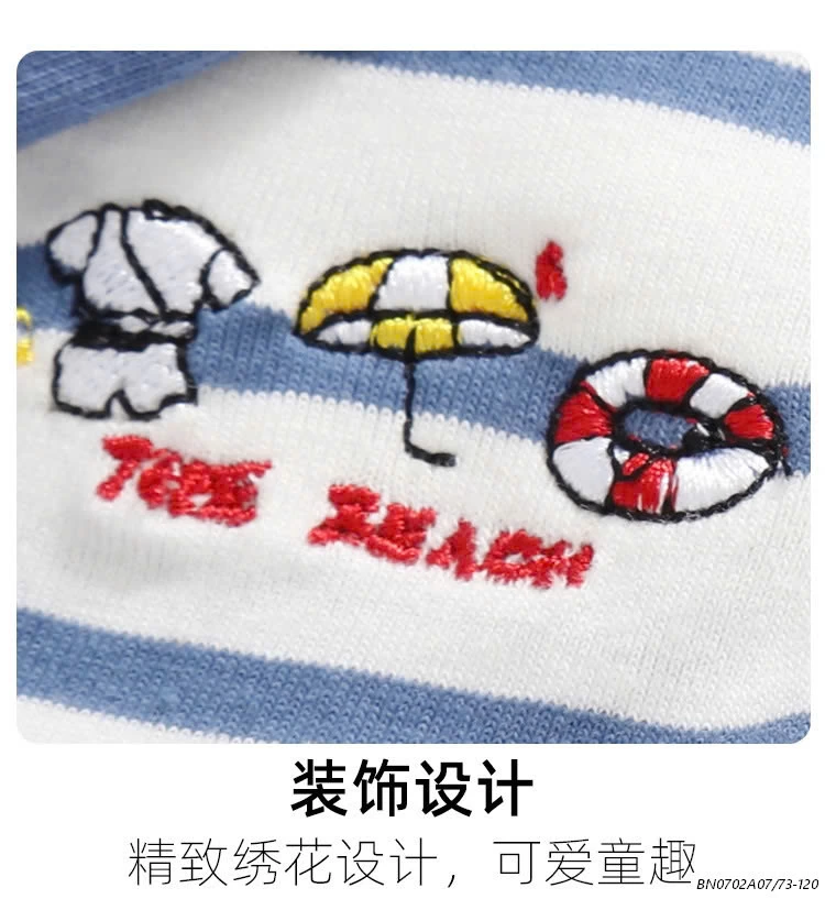 ĐẦM COTTON KẺ XANH