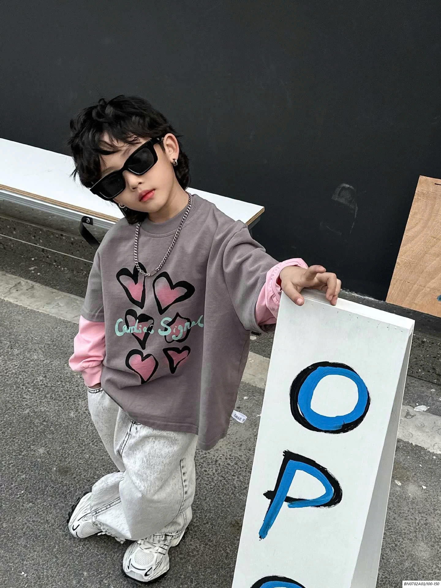 ÁO THUN TRÁI TIM GIẢ 2 LỚP