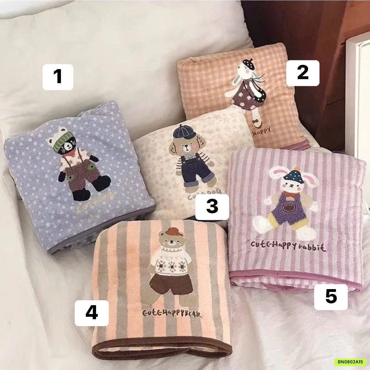 SÉT KHĂN TẮM DỄ THƯƠNG