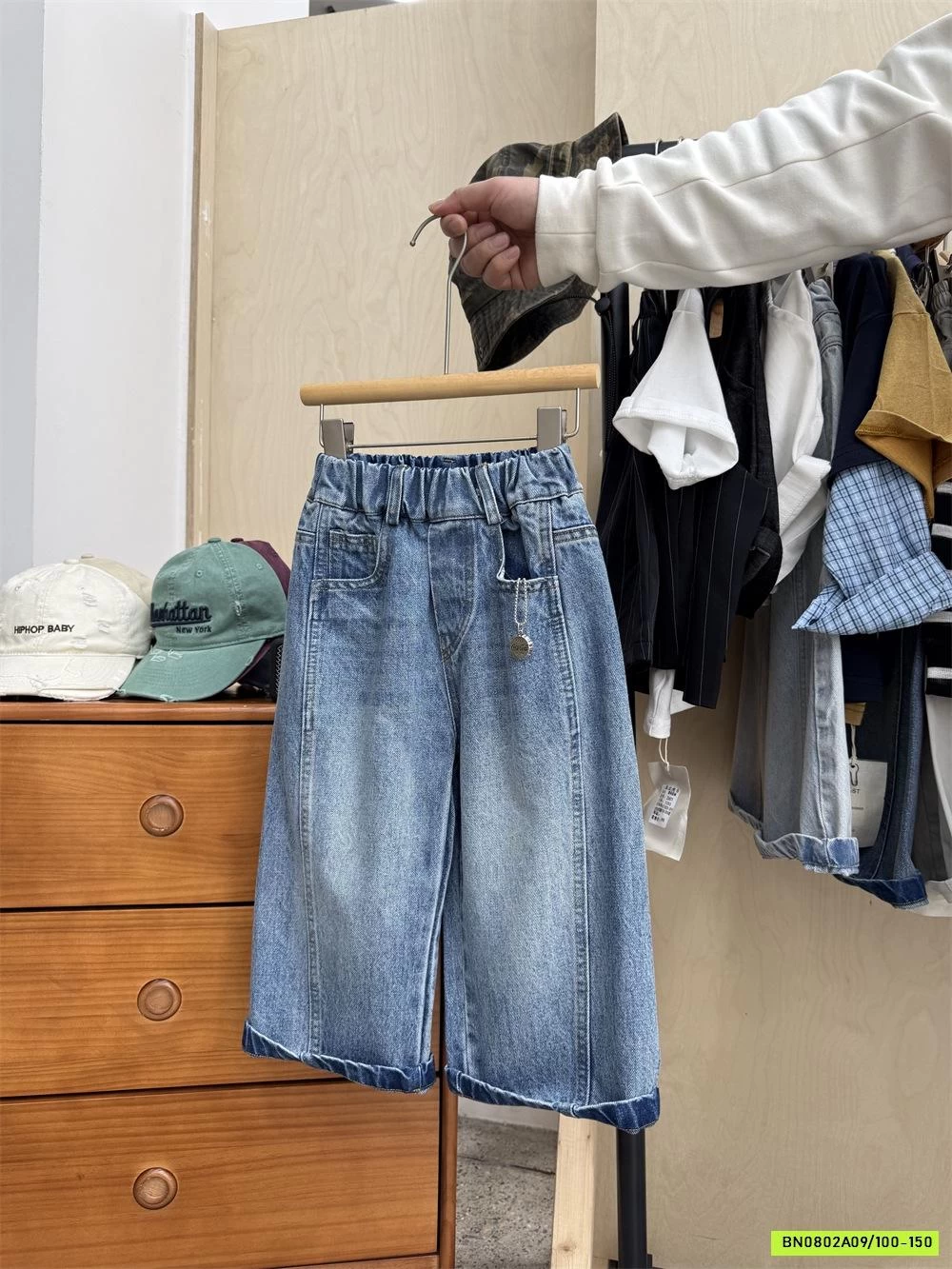 JEANS BAGGY GÂN TRƯỚC