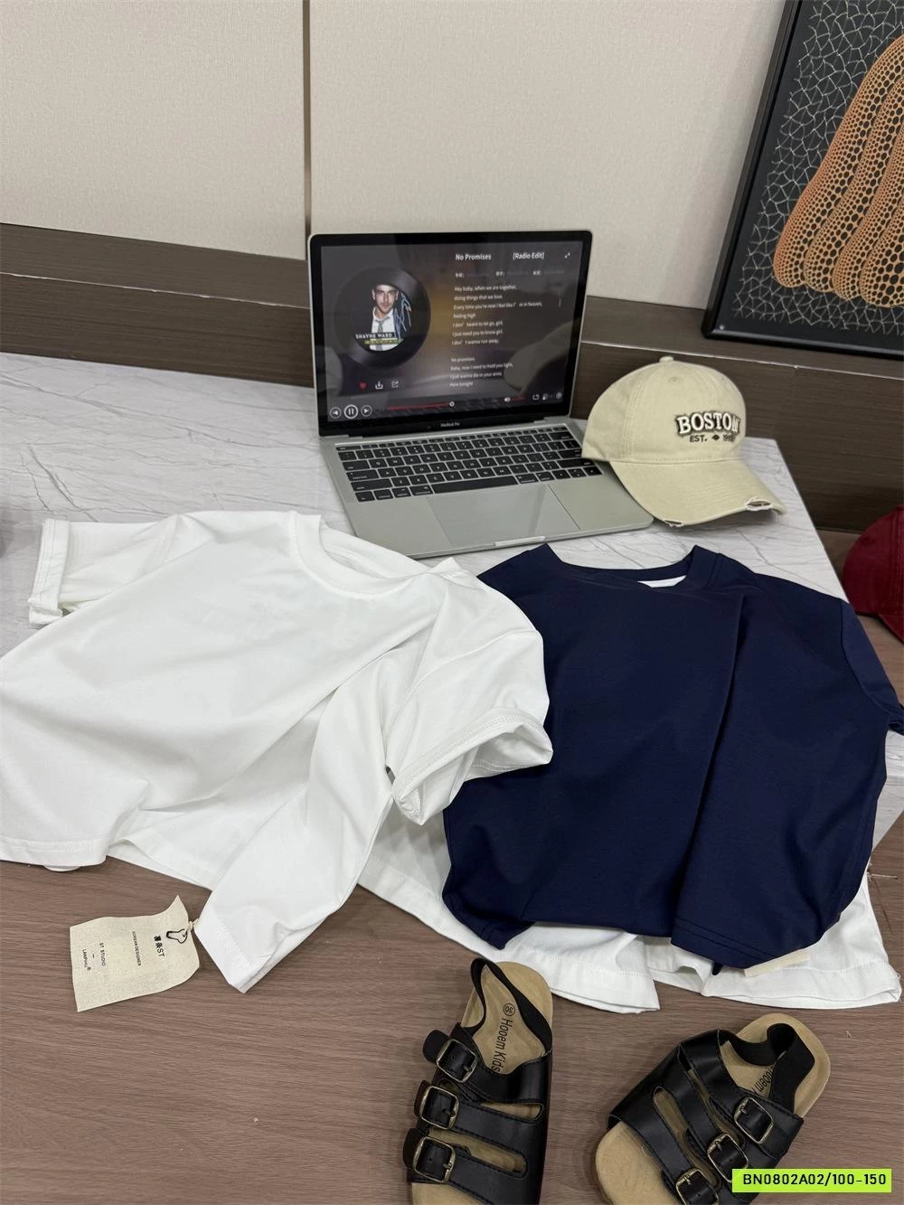 ÁO THUN CỔ TRÒN IN CHỮ LƯNG