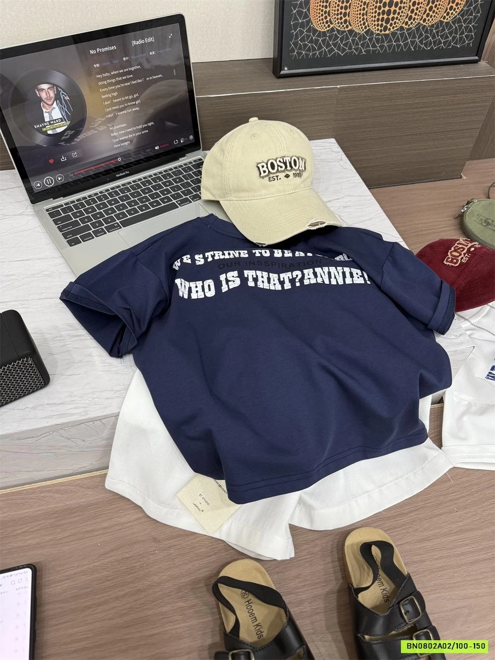 ÁO THUN CỔ TRÒN IN CHỮ LƯNG