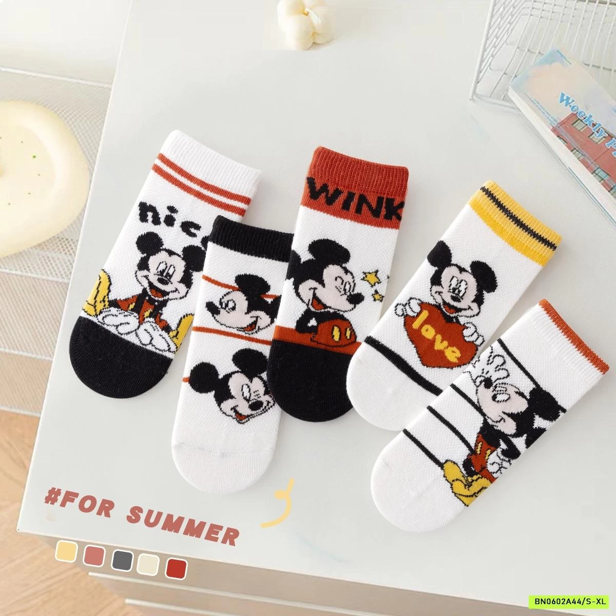 SÉT 5Đ TẤT LƯỚI MICKEY