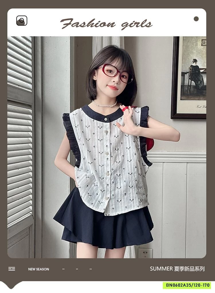 SÉT ÁO THÊU MIX QUẦN VÁY SZ ĐẠI