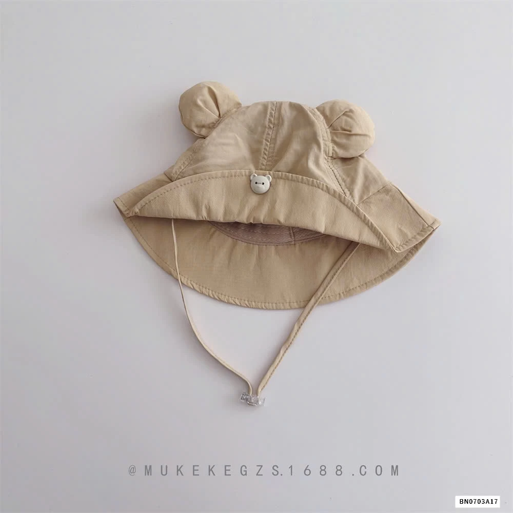 MŨ BÈO TAI GẤU KÈM QUAI