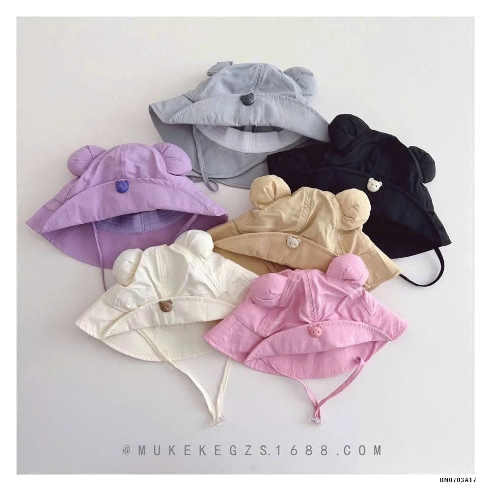 MŨ BÈO TAI GẤU KÈM QUAI