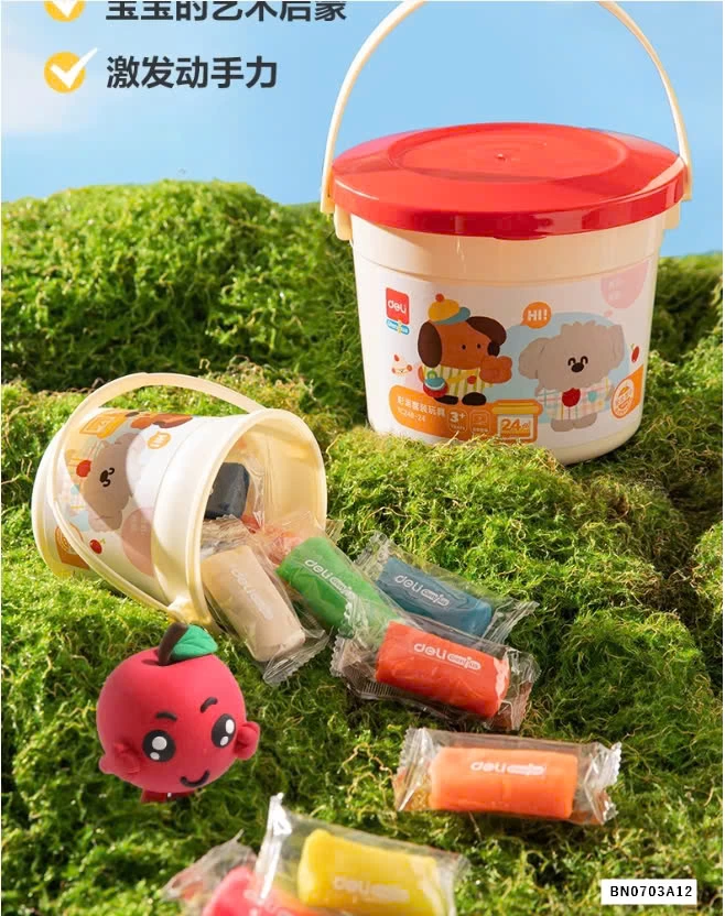 HỘP ĐẤT NẶN 24 MÀU