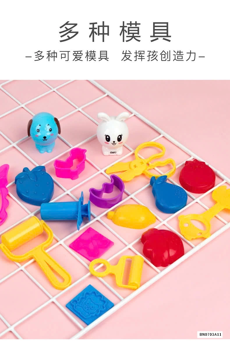 COMBO ĐẤT NẶN KÈM KHUÔN DELI