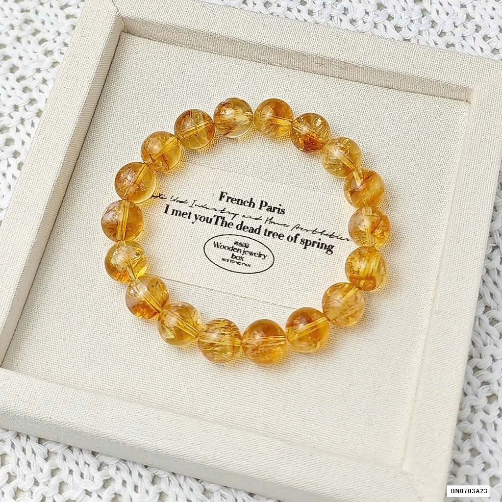 VÒNG ĐÁ THẠCH ANH VÀNG