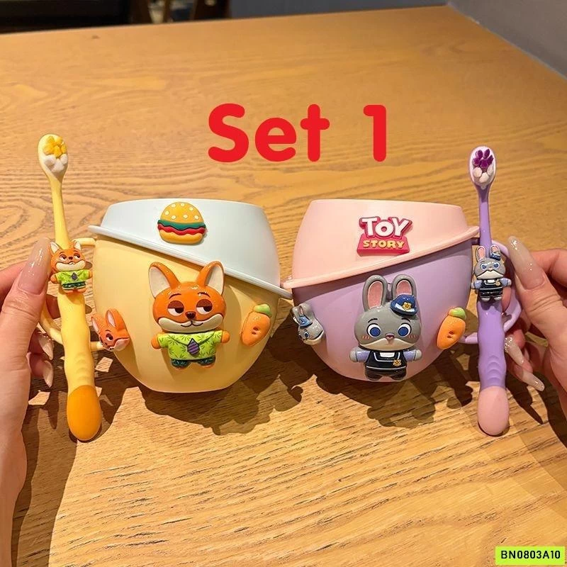 SÉT CỐC + BÀN CHẢI ĐÁNH RĂNG DISNEY