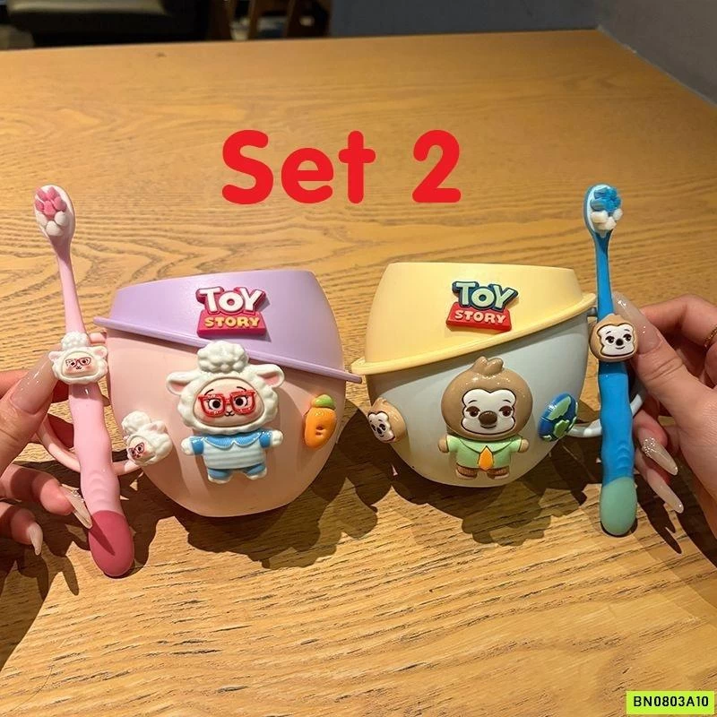 SÉT CỐC + BÀN CHẢI ĐÁNH RĂNG DISNEY