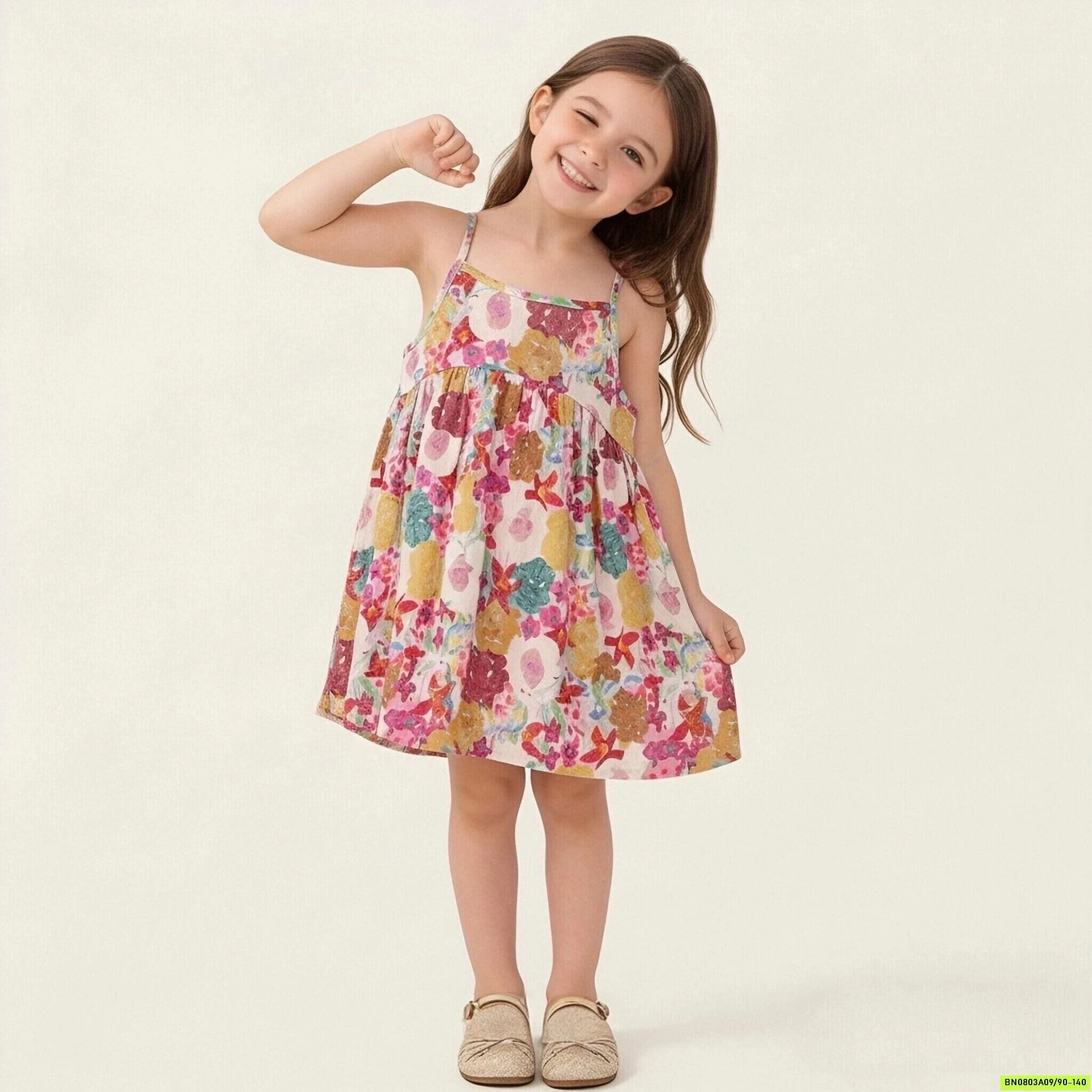 ĐẦM 2 DÂY HOA PREMIUM