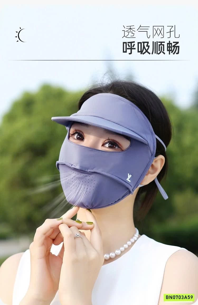 KHẨU TRANG CẢ MẶT CÓ TÁN CHE