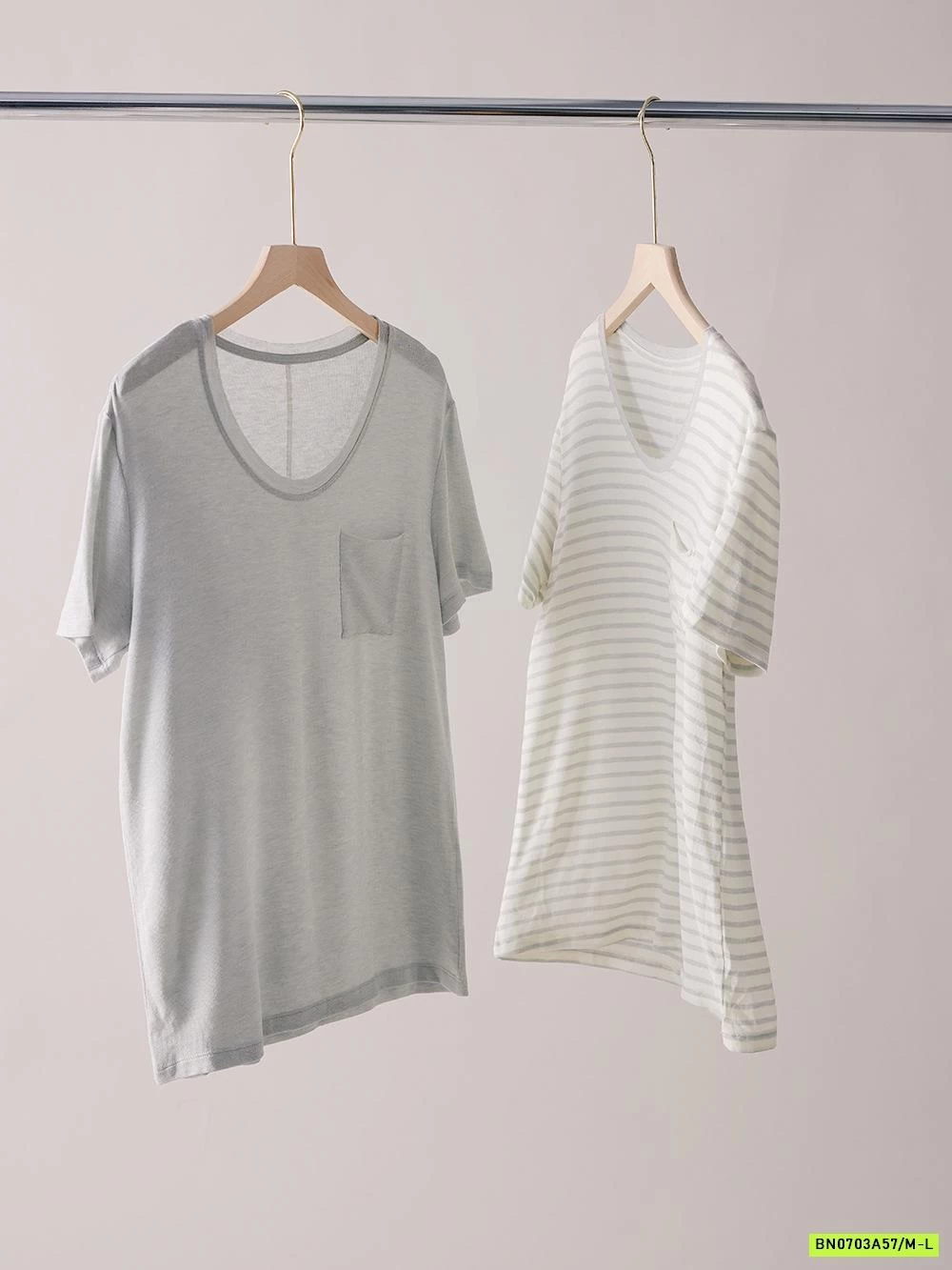 ÁO THUN GIẤY CỔ TIM XUẤT HÀN