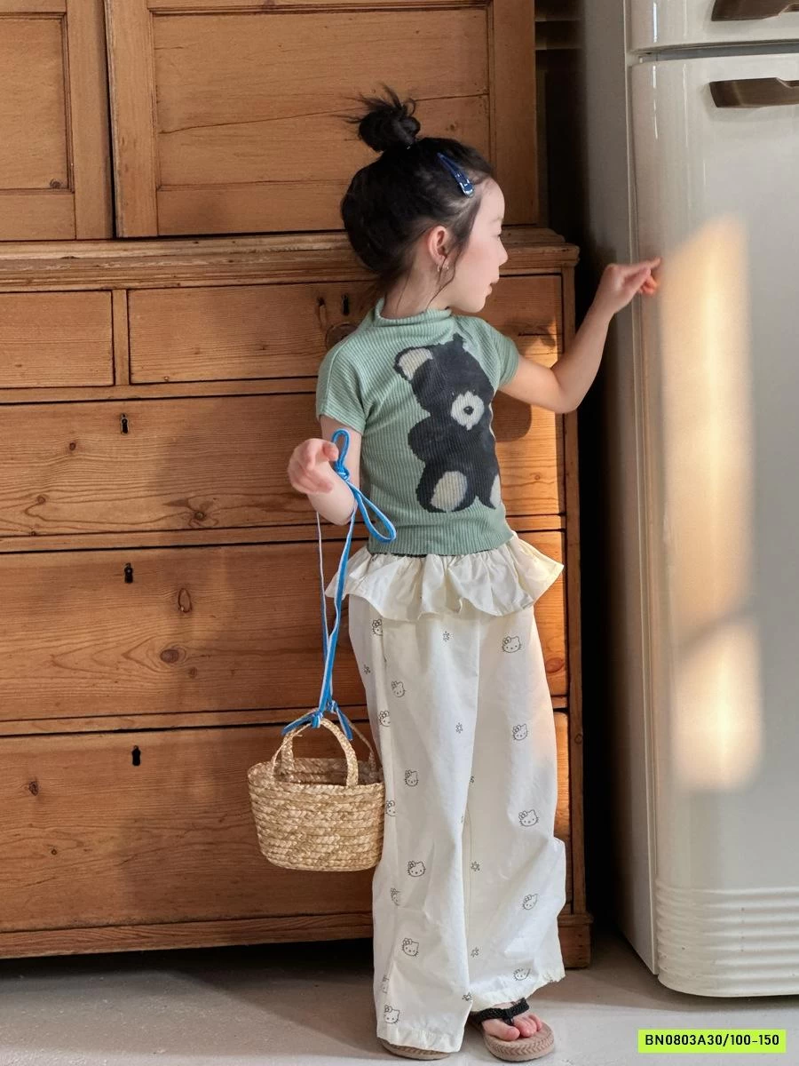 QUẦN SUÔNG CẠP VIỀN BÈO YUKIDS