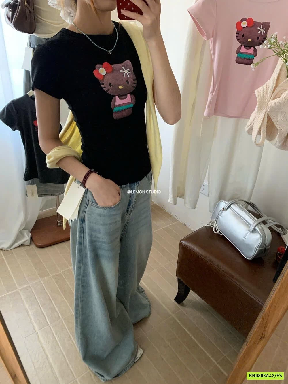ÁO THUN KITTY LEMON