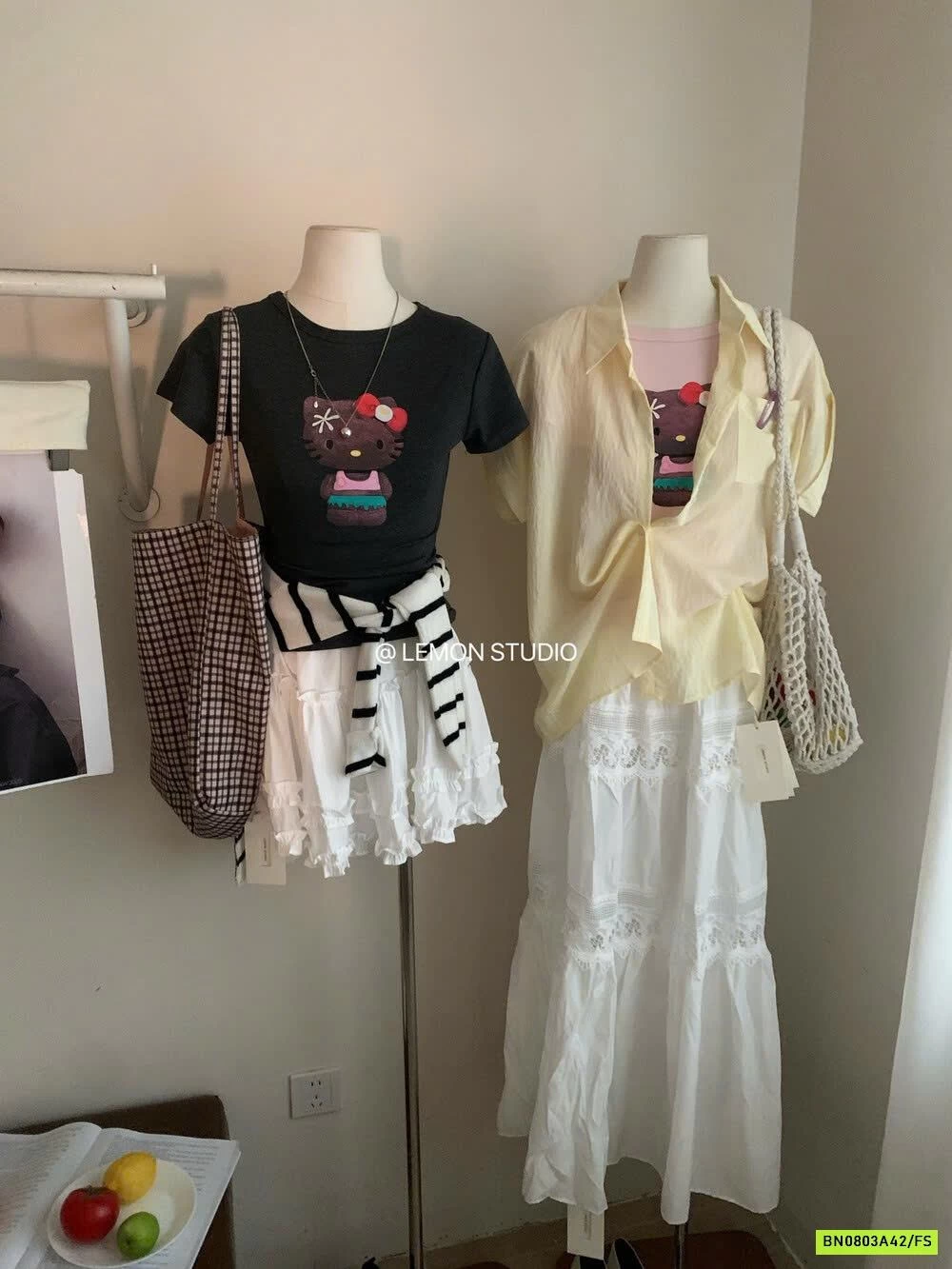 ÁO THUN KITTY LEMON