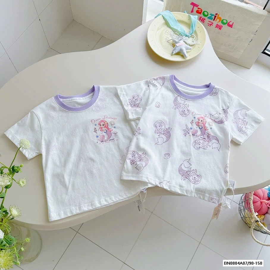 ÁO THUN VIỀN CỔ HOẠT HÌNH