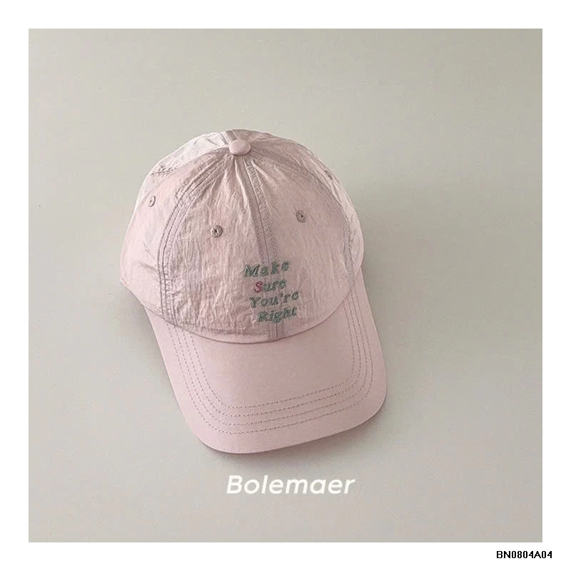 MŨ KẾT GIÓ THÊU CHỮ