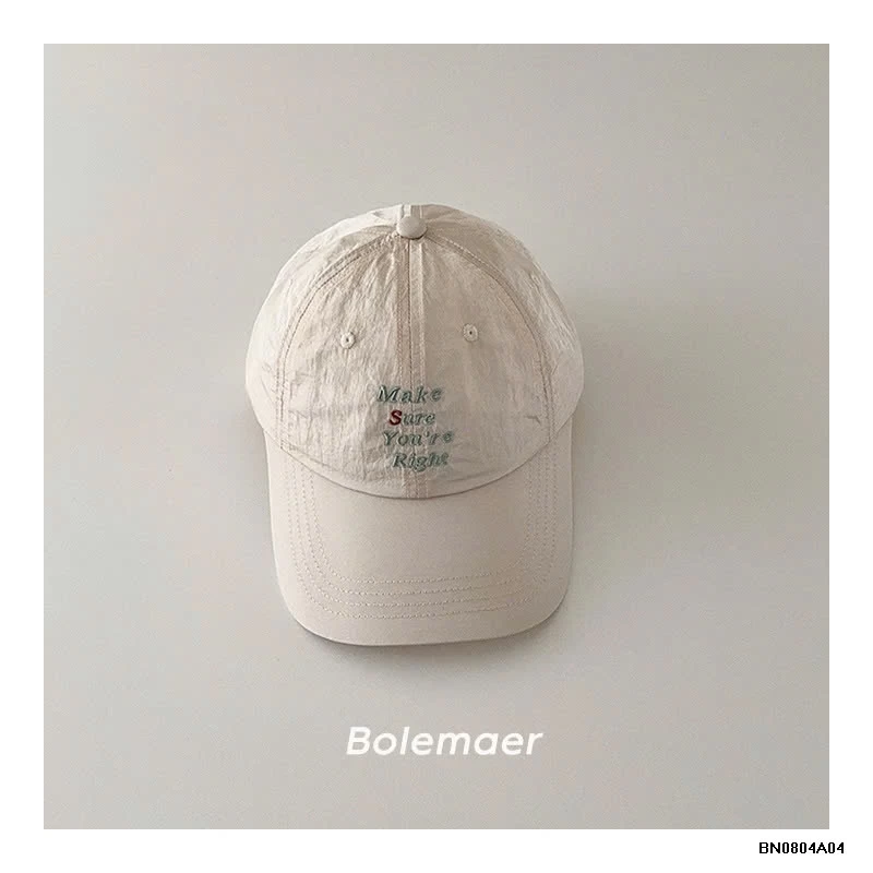 MŨ KẾT GIÓ THÊU CHỮ