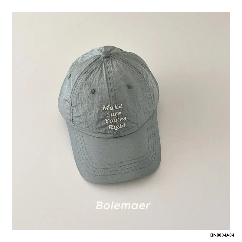 MŨ KẾT GIÓ THÊU CHỮ