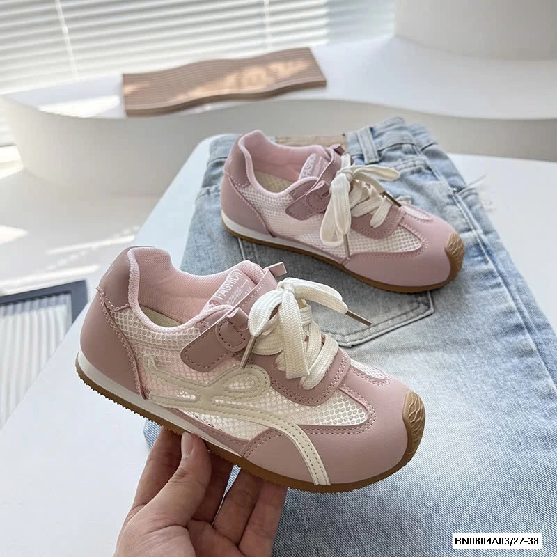 GIÀY LƯỚI BUỘC DÂY PHỐI SỌC