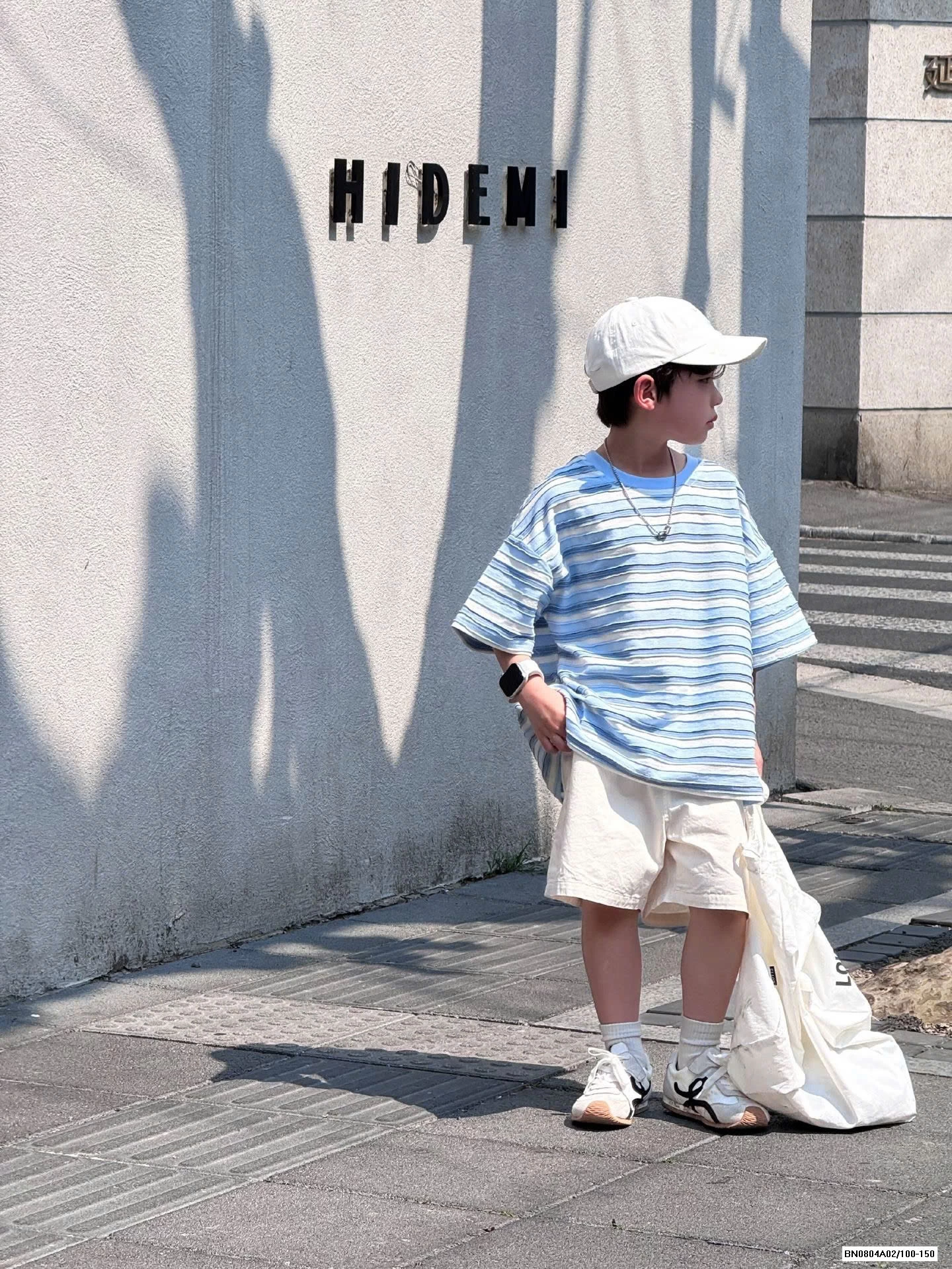 ÁO KẺ XANH MIX SHORT THÔ MỀM