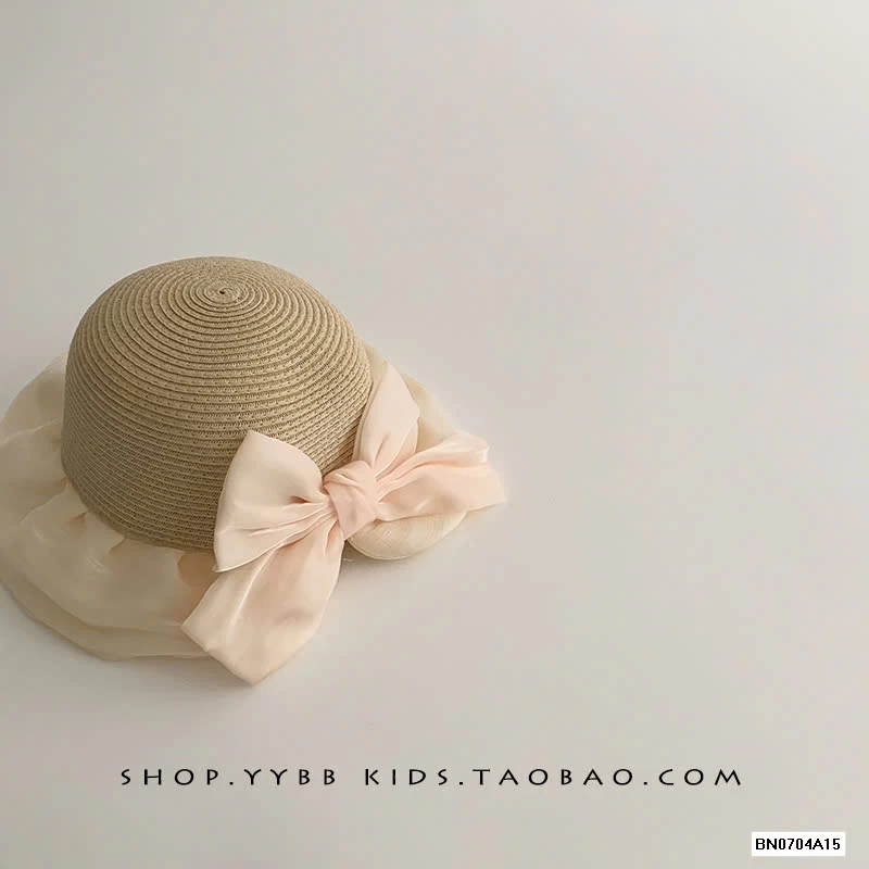 MŨ CÓI VIỀN BÈO NƠ SZ NHÍ