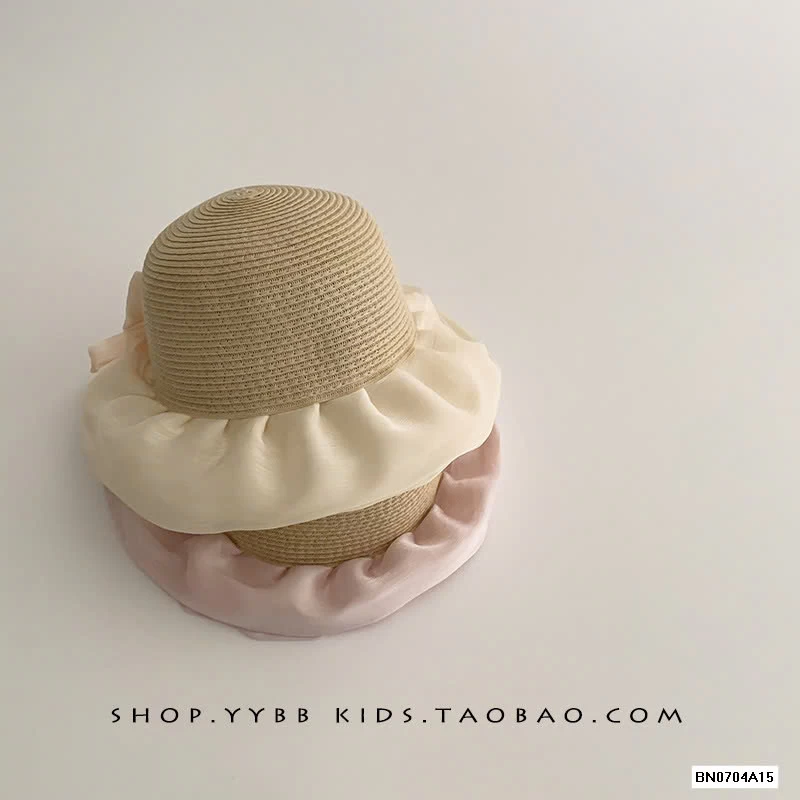 MŨ CÓI VIỀN BÈO NƠ SZ NHÍ