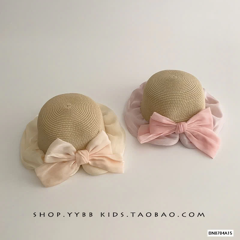 MŨ CÓI VIỀN BÈO NƠ SZ NHÍ