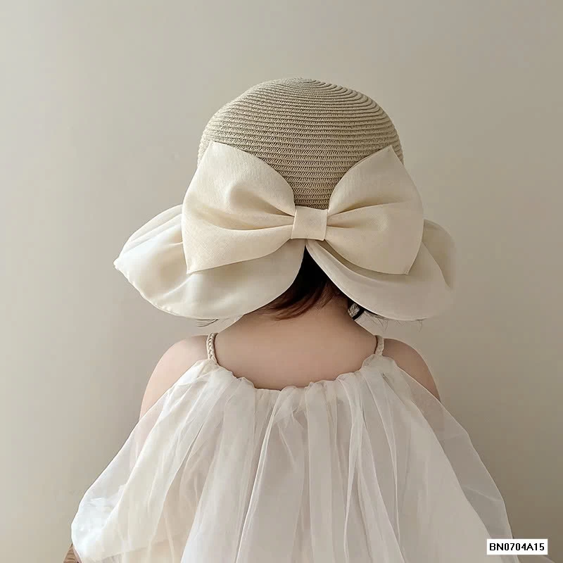 MŨ CÓI VIỀN BÈO NƠ SZ NHÍ