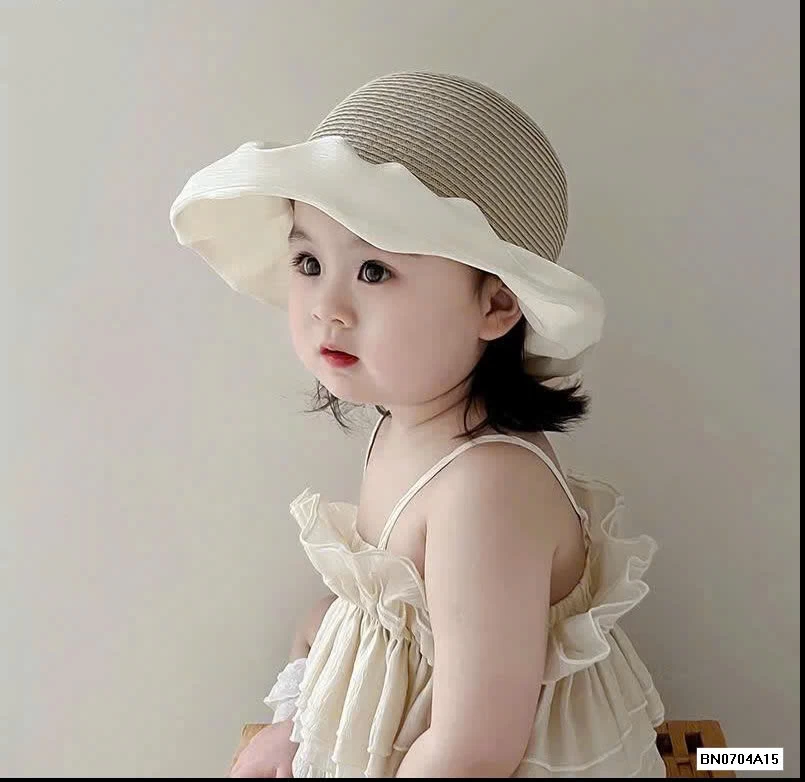 MŨ CÓI VIỀN BÈO NƠ SZ NHÍ