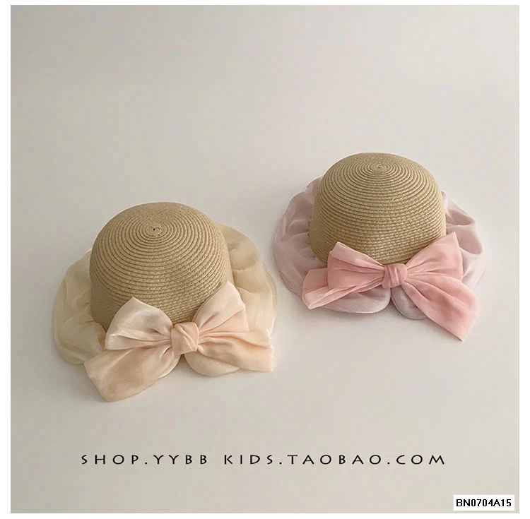 MŨ CÓI VIỀN BÈO NƠ SZ NHÍ