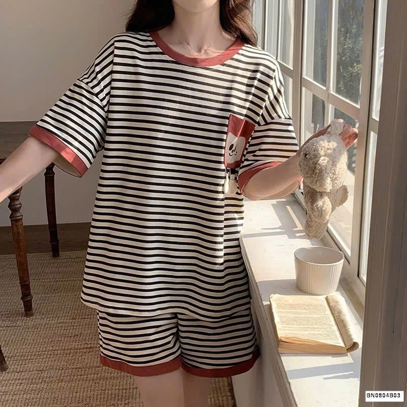 BỘ COTON CỘC TAY MẶC NHÀ