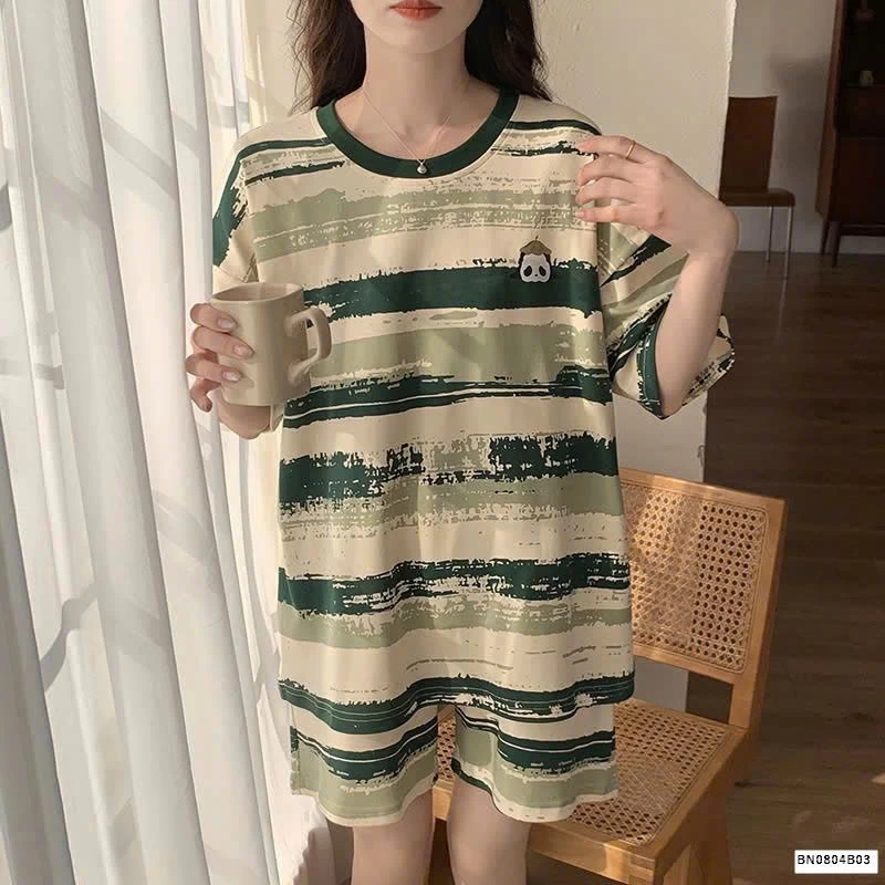 BỘ COTON CỘC TAY MẶC NHÀ