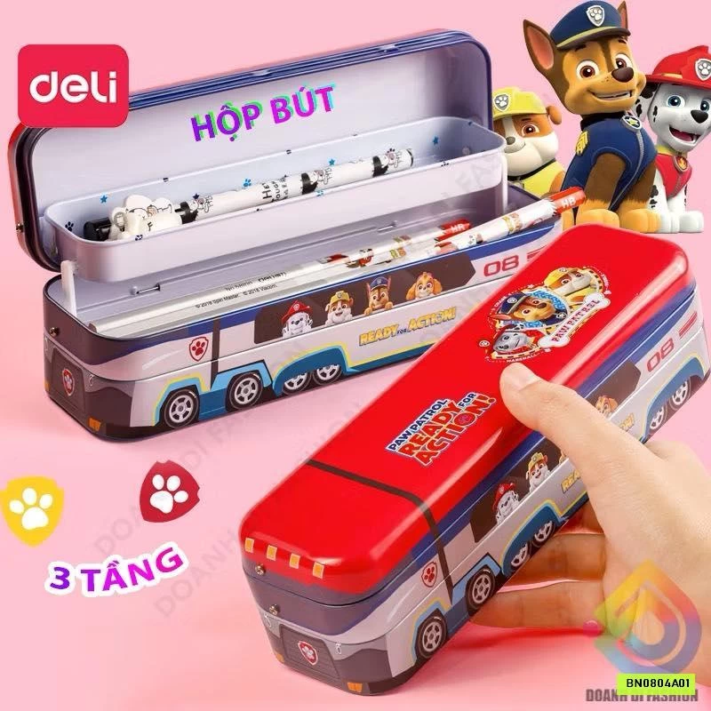 HỘP BÚT #DELI CHÓ CỨU HỘ