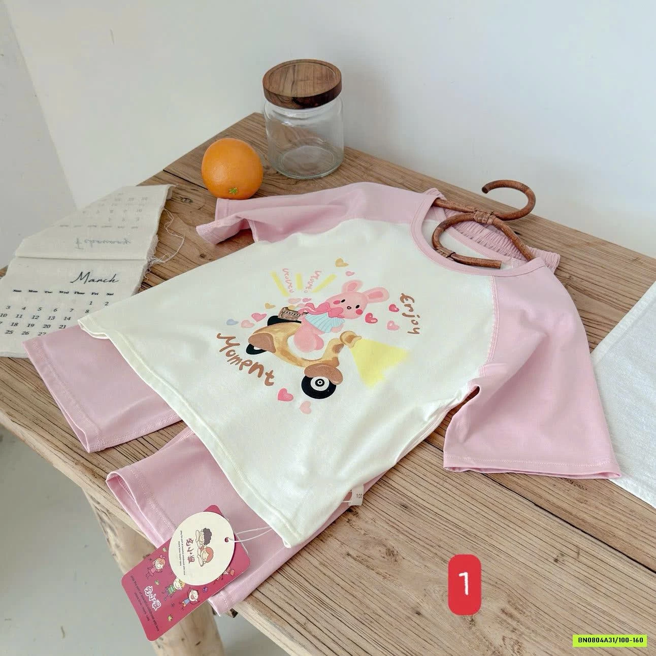 BỘ THUN LẠNH PHỐI MÀU TAY