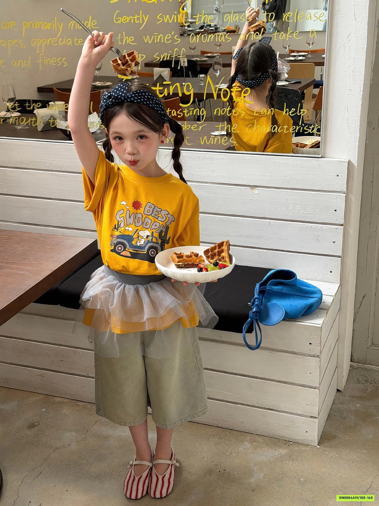 ÁO THUN SNOOPY BÉ GÁI