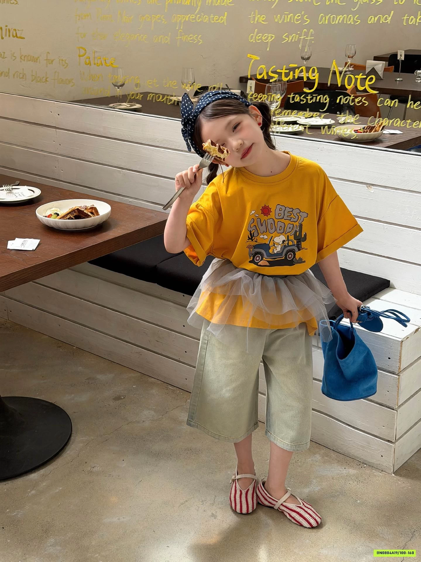 ÁO THUN SNOOPY BÉ GÁI