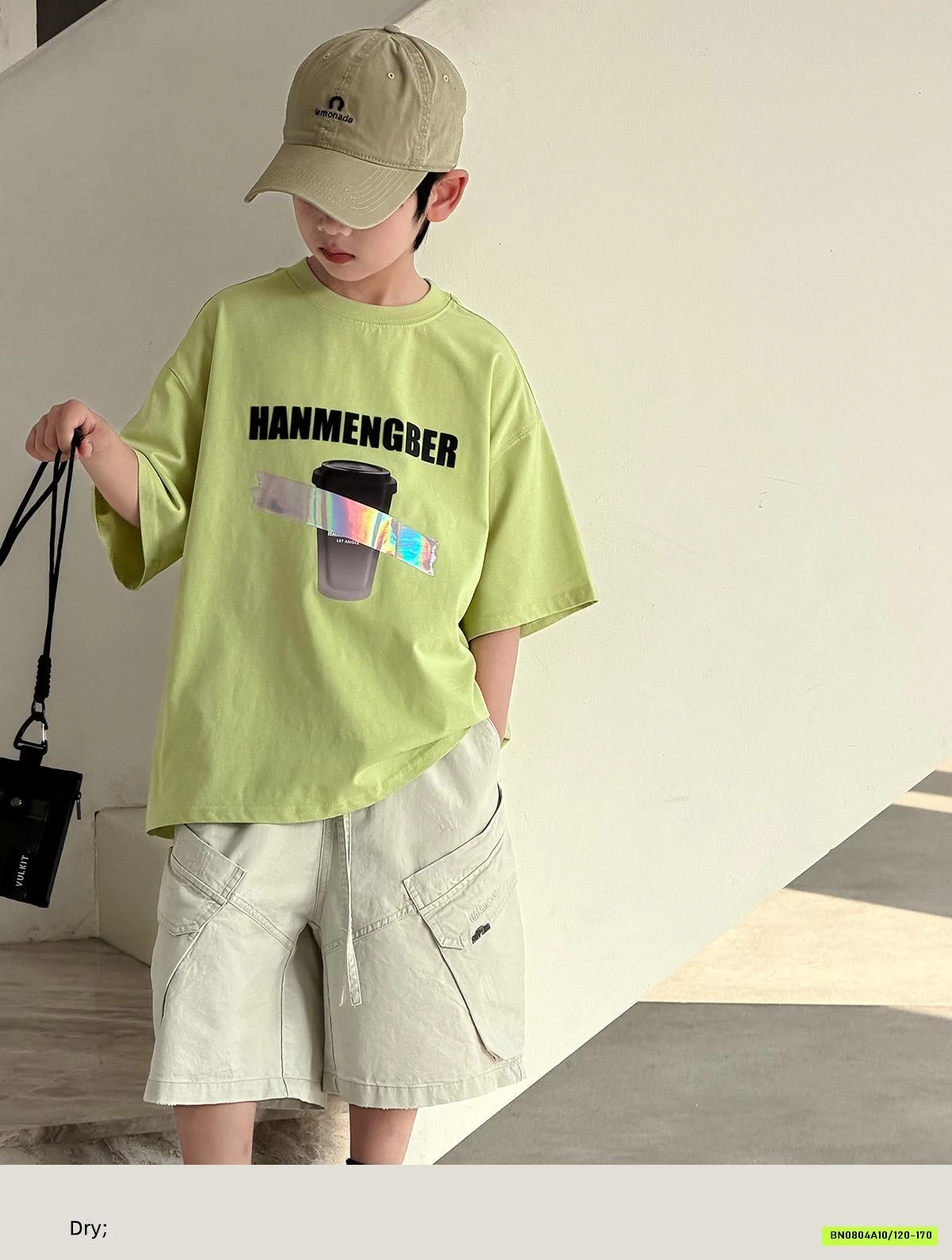 ÁO THUN XANH IN HÌNH CỐC SZ ĐẠI