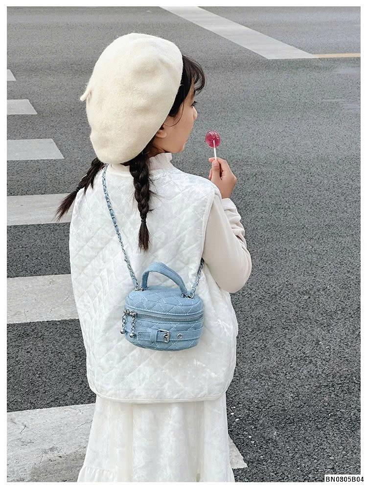 TÚI XÁCH DENIM THỜI TRANG MINI CHO BÉ