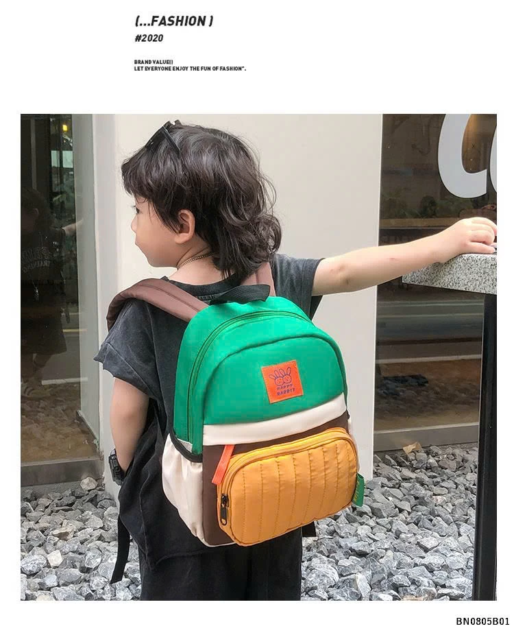 BALO VẢI PHỐI MÀU MẪU GIÁO + TIỂU HỌC