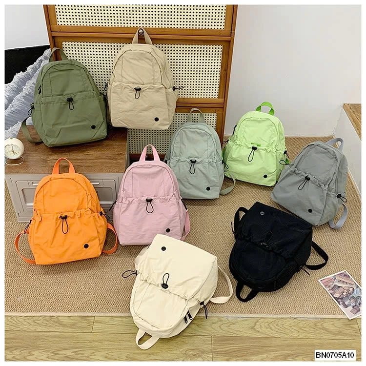 BALO VẢI GIÓ TRƠN MÀU