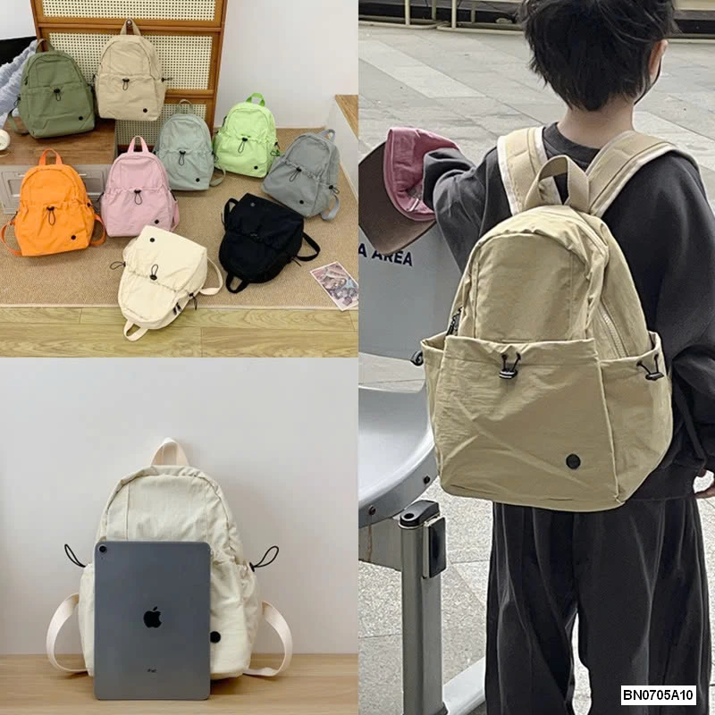 BALO VẢI GIÓ TRƠN MÀU