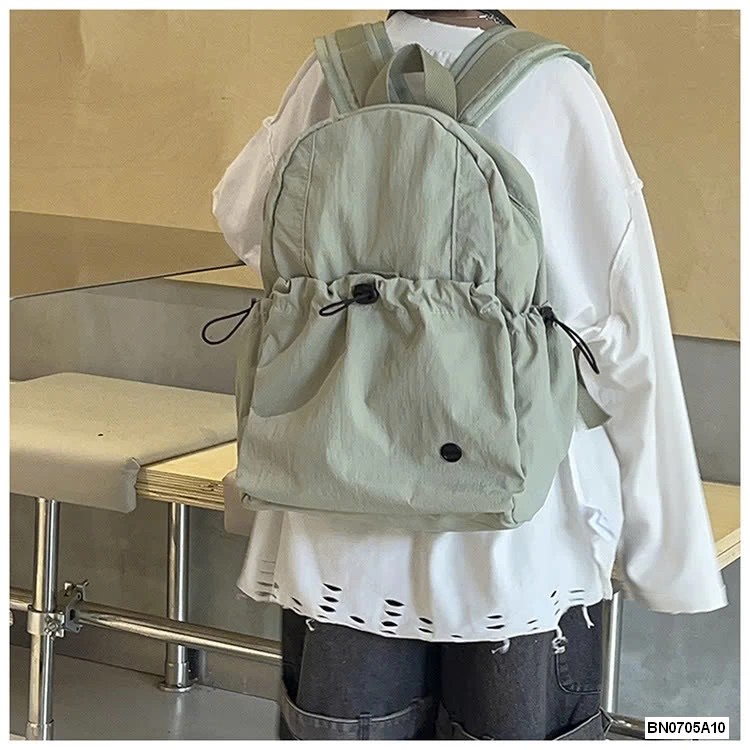 BALO VẢI GIÓ TRƠN MÀU