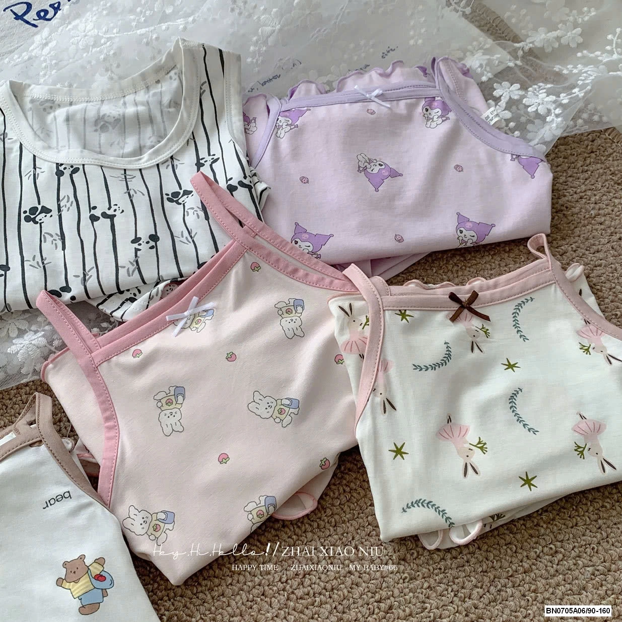 BỘ THUN LẠNH 2 DÂY DỄ THƯƠNG