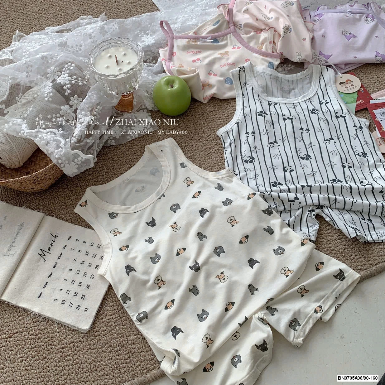 BỘ THUN LẠNH 2 DÂY DỄ THƯƠNG