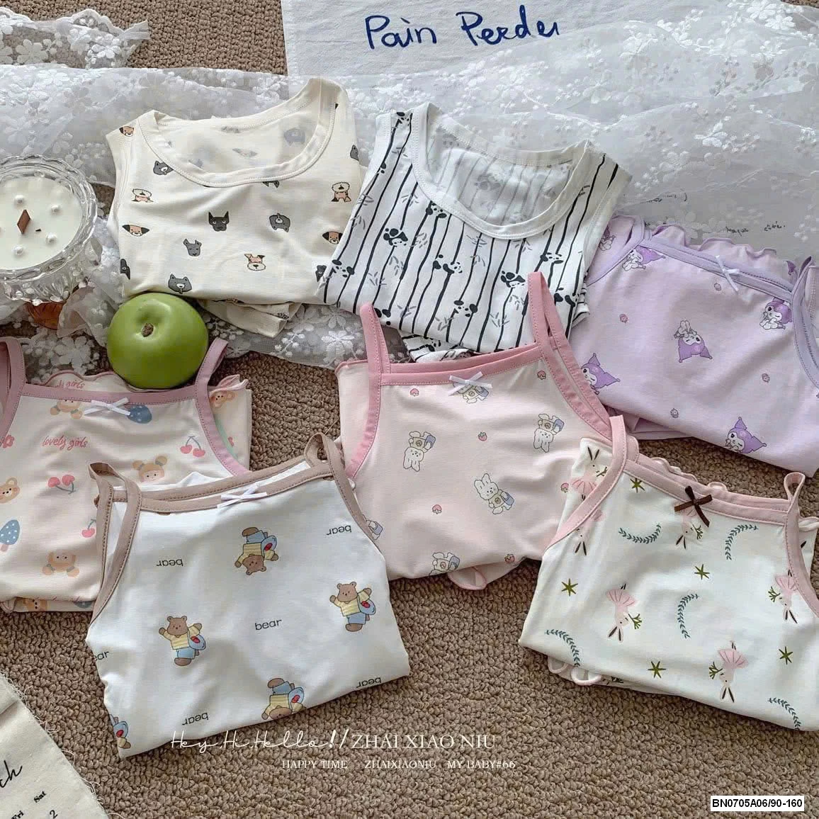 BỘ THUN LẠNH 2 DÂY DỄ THƯƠNG