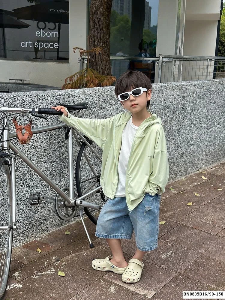 ÁO CHỐNG NẮNG CHO BÉ TRAI AMBB 24U140-C152