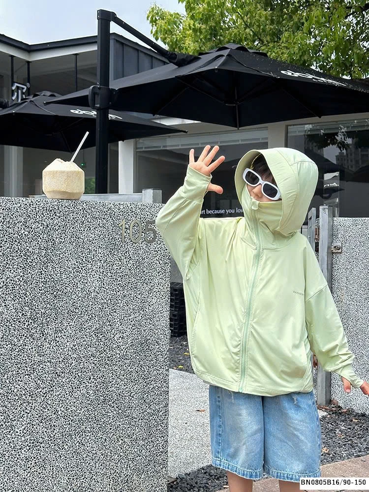 ÁO CHỐNG NẮNG CHO BÉ TRAI AMBB 24U140-C152